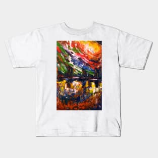 Bright storm over the city Kids T-Shirt